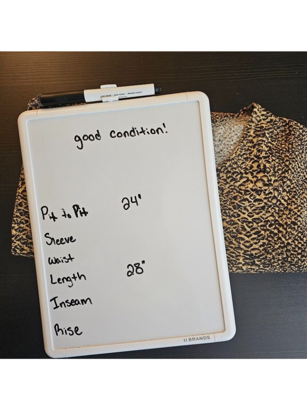Y2K Liz Baker Blouse Womens 2X Cheetah Print Short Sleeve Shirt Stretch - Picture 5 of 7